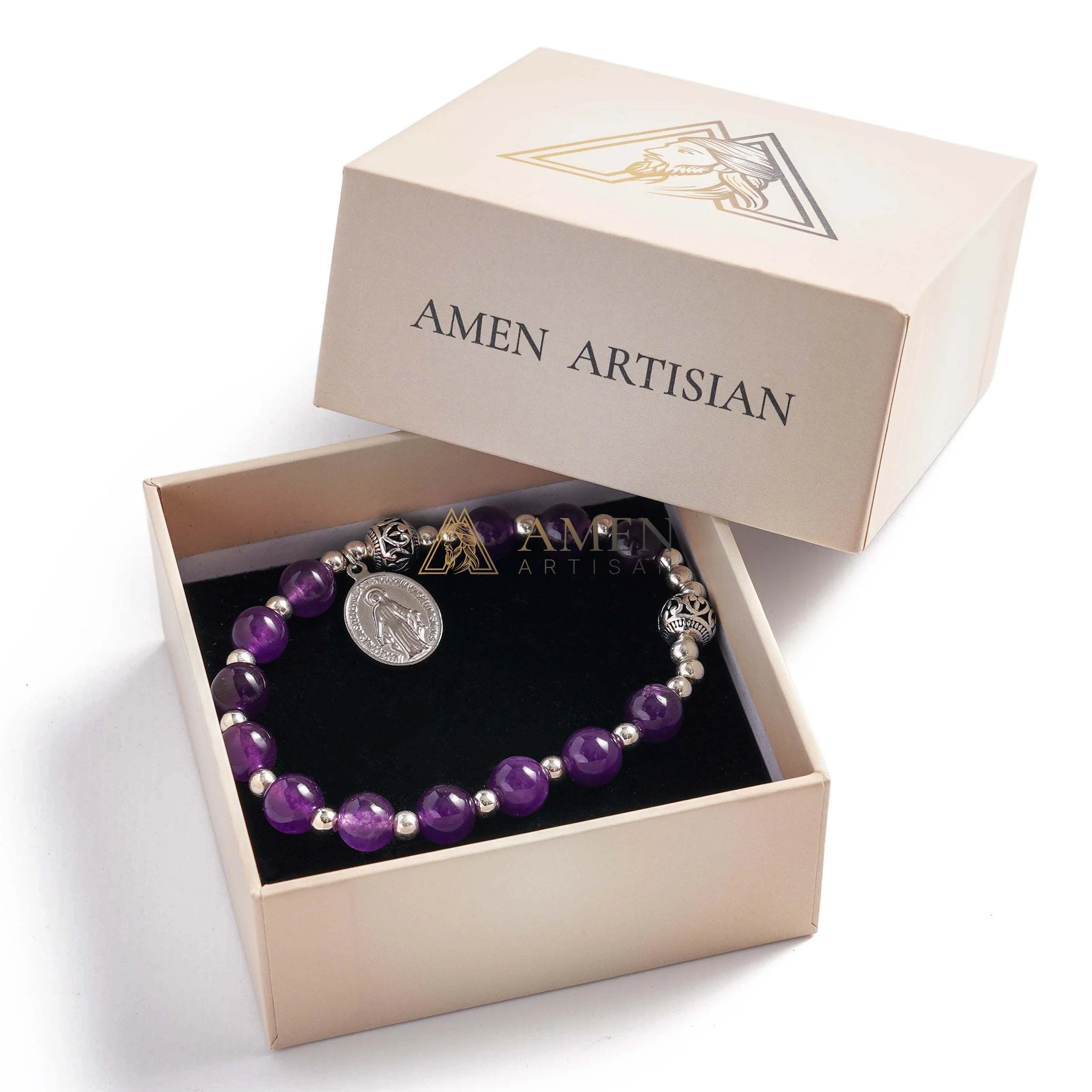 Natural Stone Bracelet Amen Artisan - Image 11