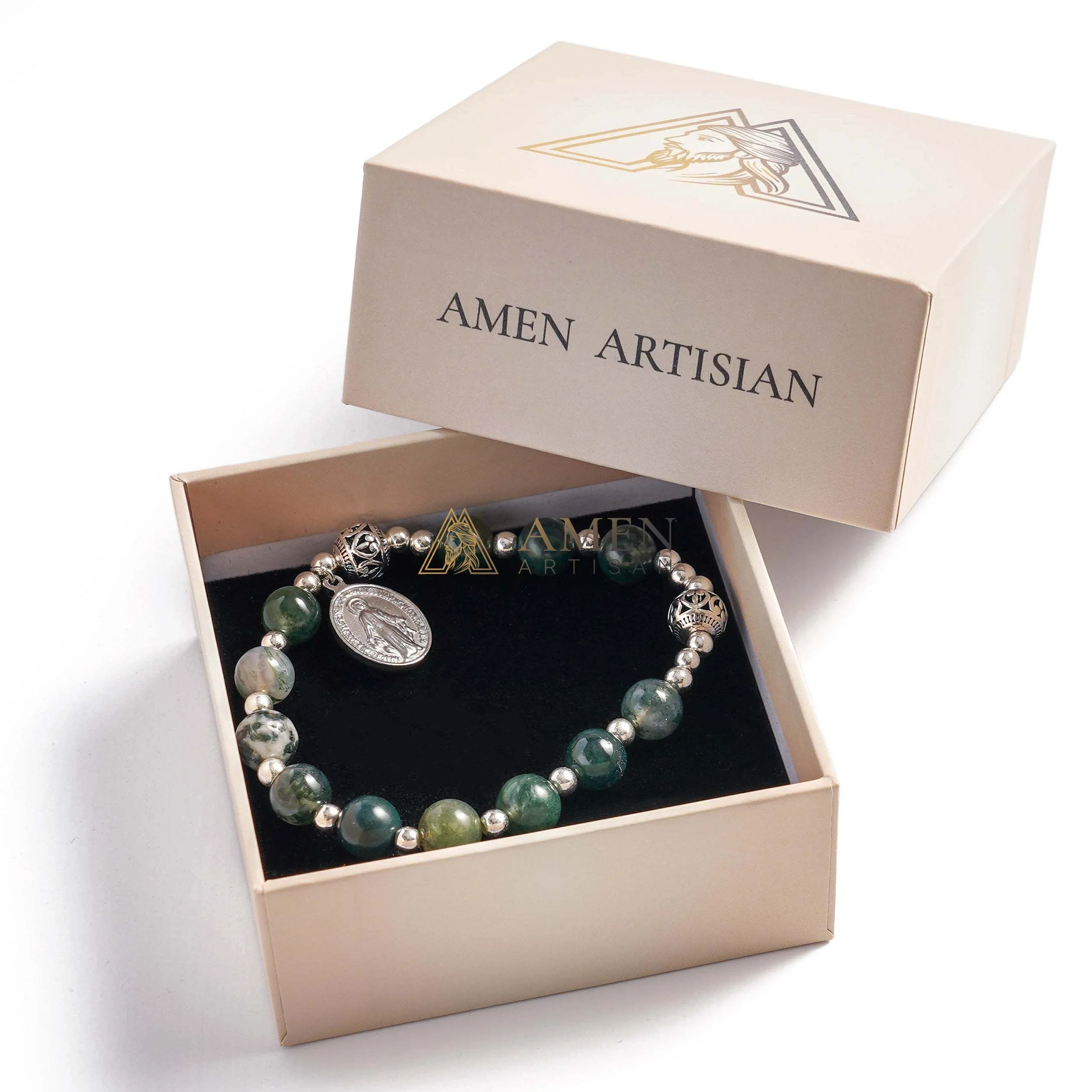 Natural Stone Bracelet Amen Artisan - Image 14