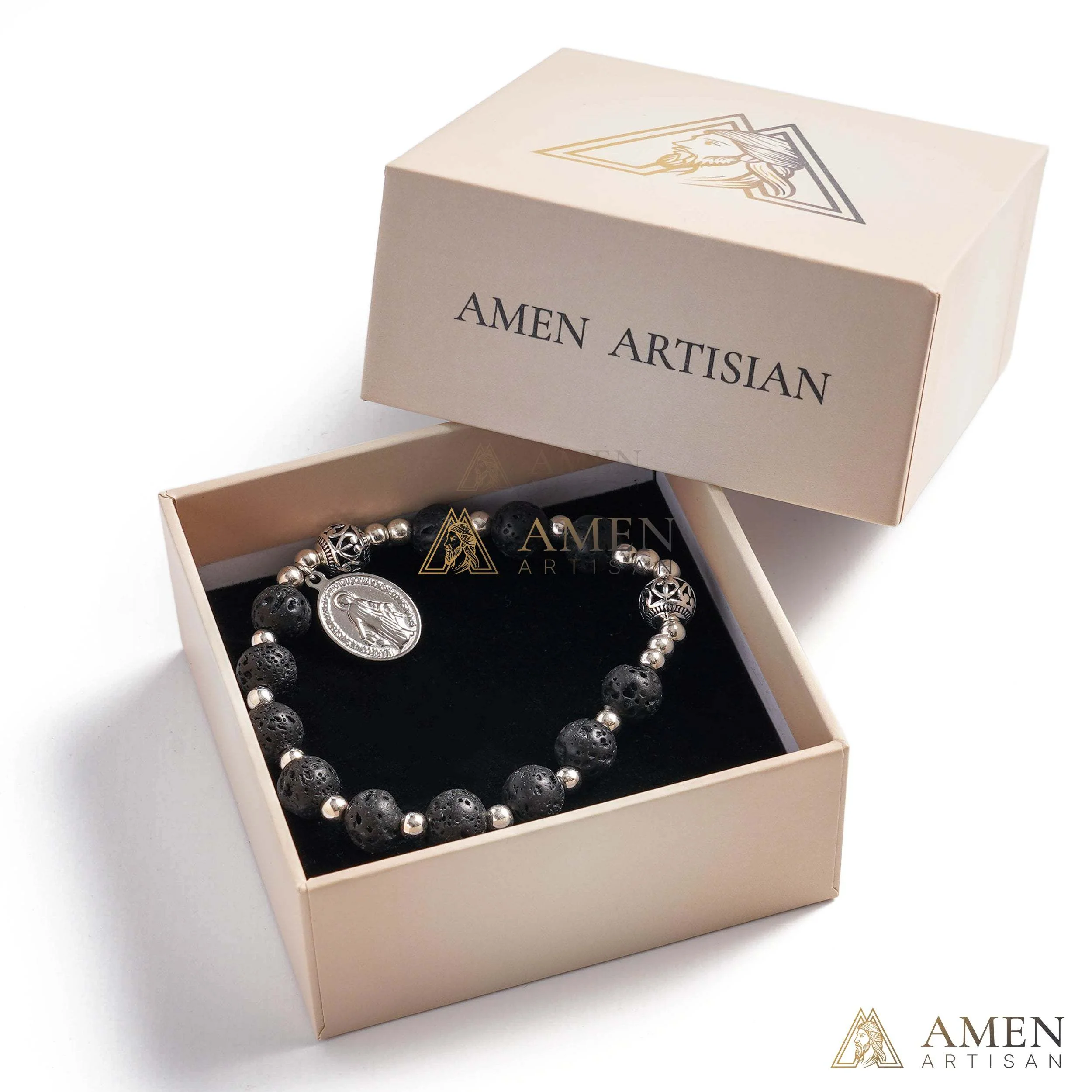 Natural Stone Bracelet Amen Artisan - Image 15
