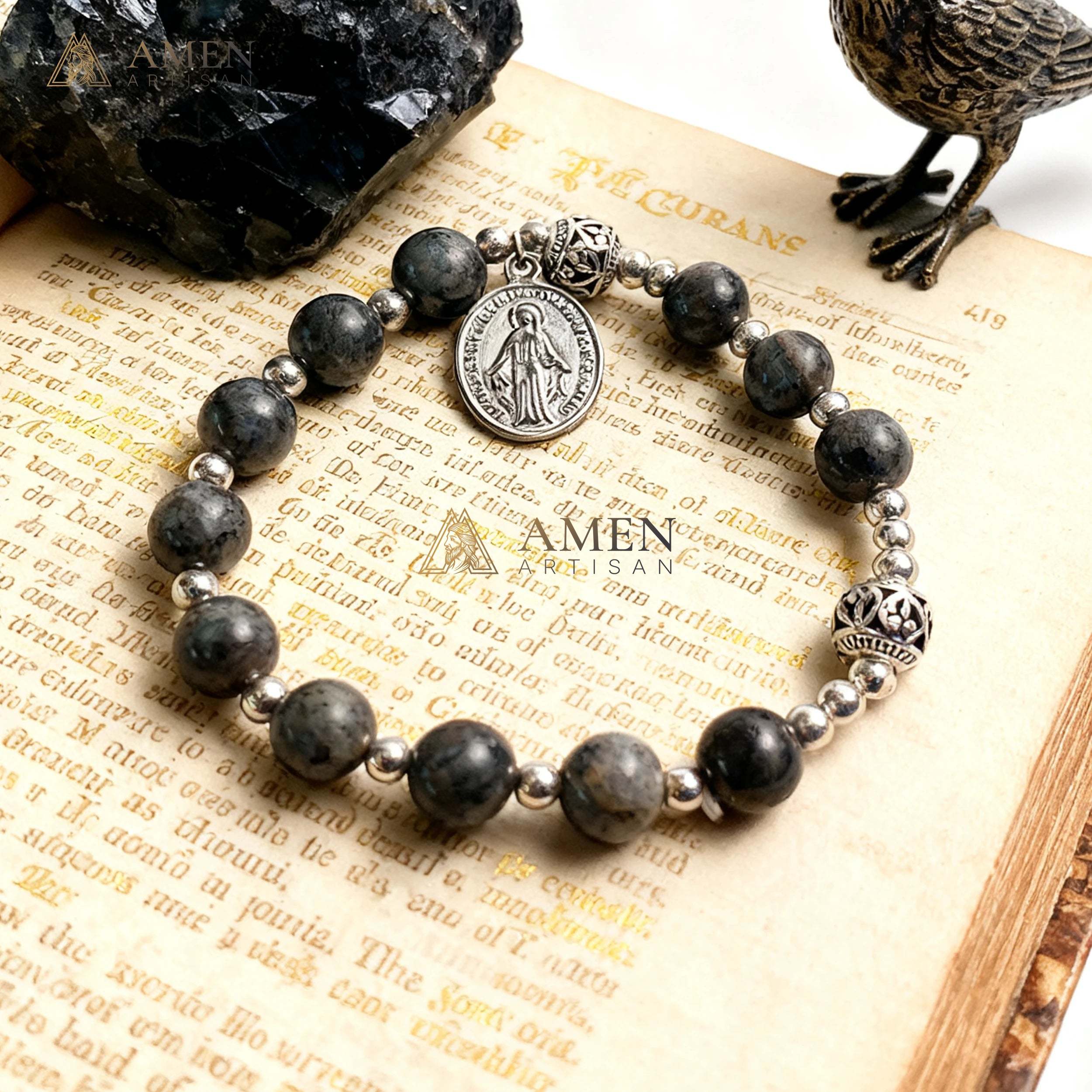 Natural Stone Bracelet Amen Artisan - Image 6