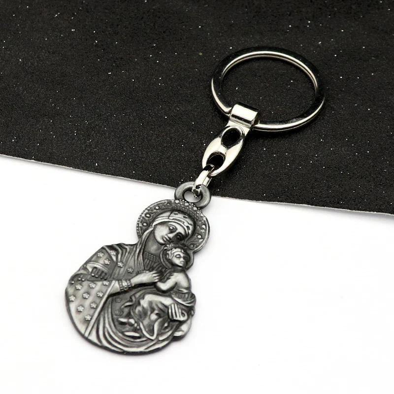 Our Lady of Perpetual Help Keychain Amen Artisan - Image 3