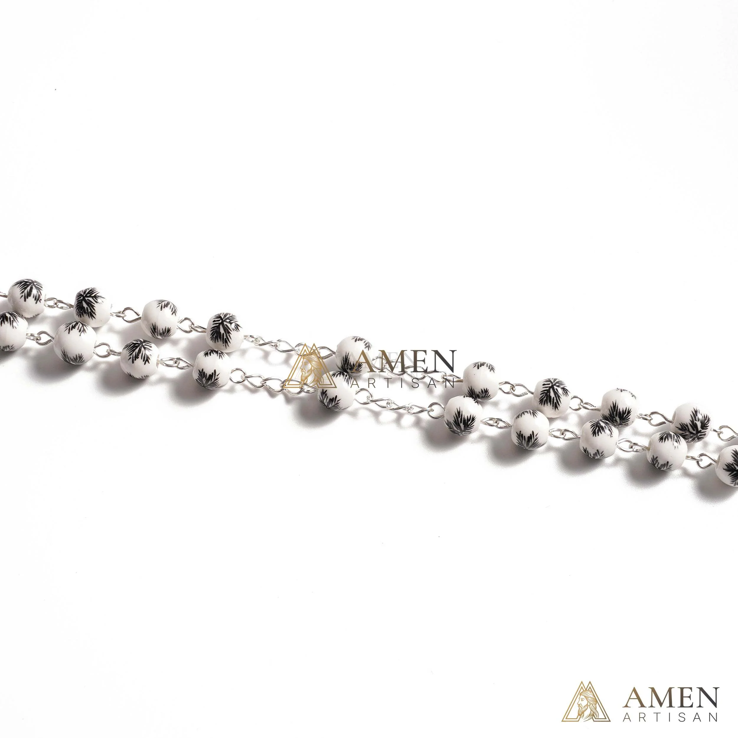 Pine Needles Ceramic Rosary - Image 4