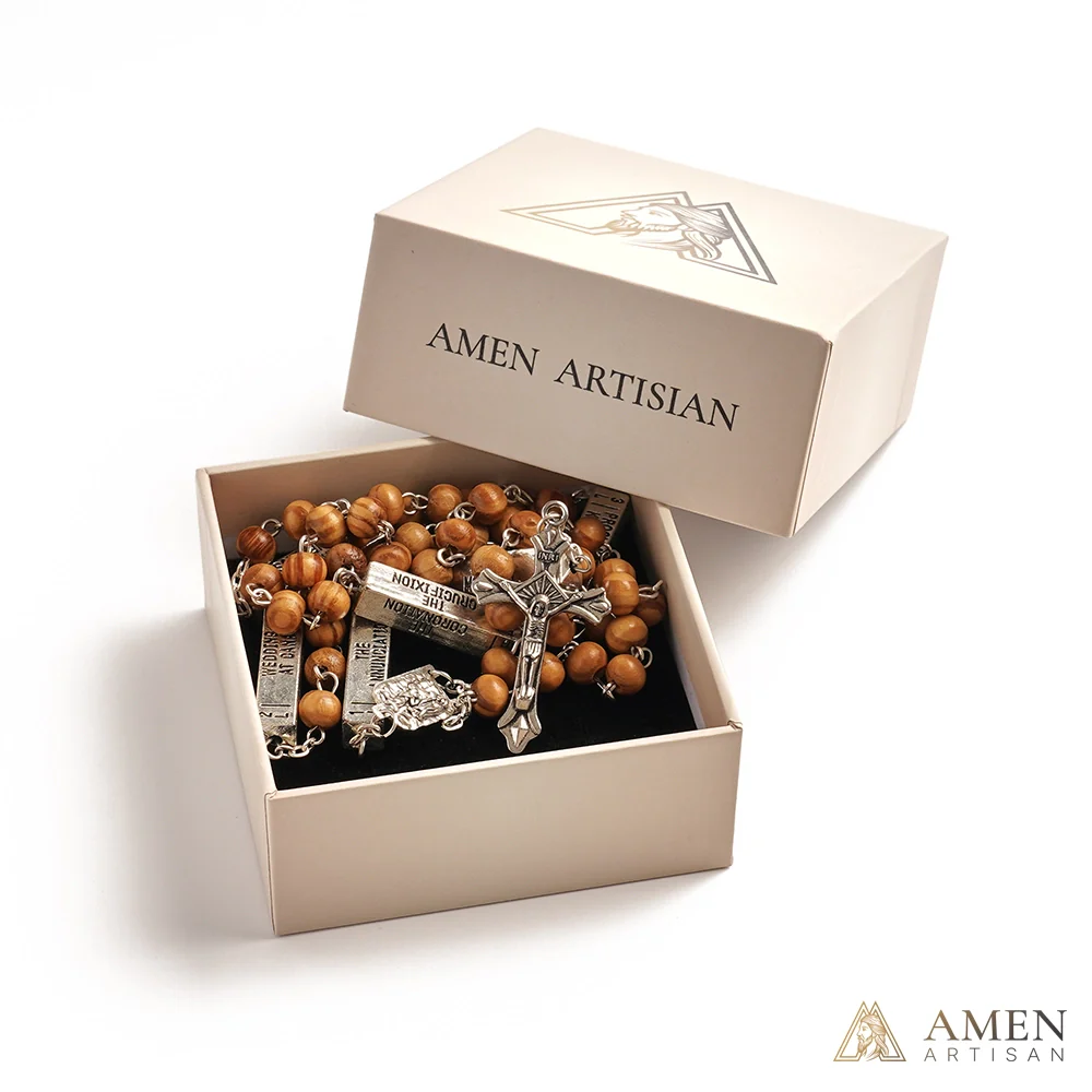 【Deal Today】Wooden Rosary with Mystery Guide Bars - Image 5